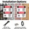 Signmission Pesticide Storage Hazardous Bilingual Danger Sign, Plastic, 7in W x 10in L, 2PK OS-2PACK-DS-P-710-VS-1527 - alternate 2